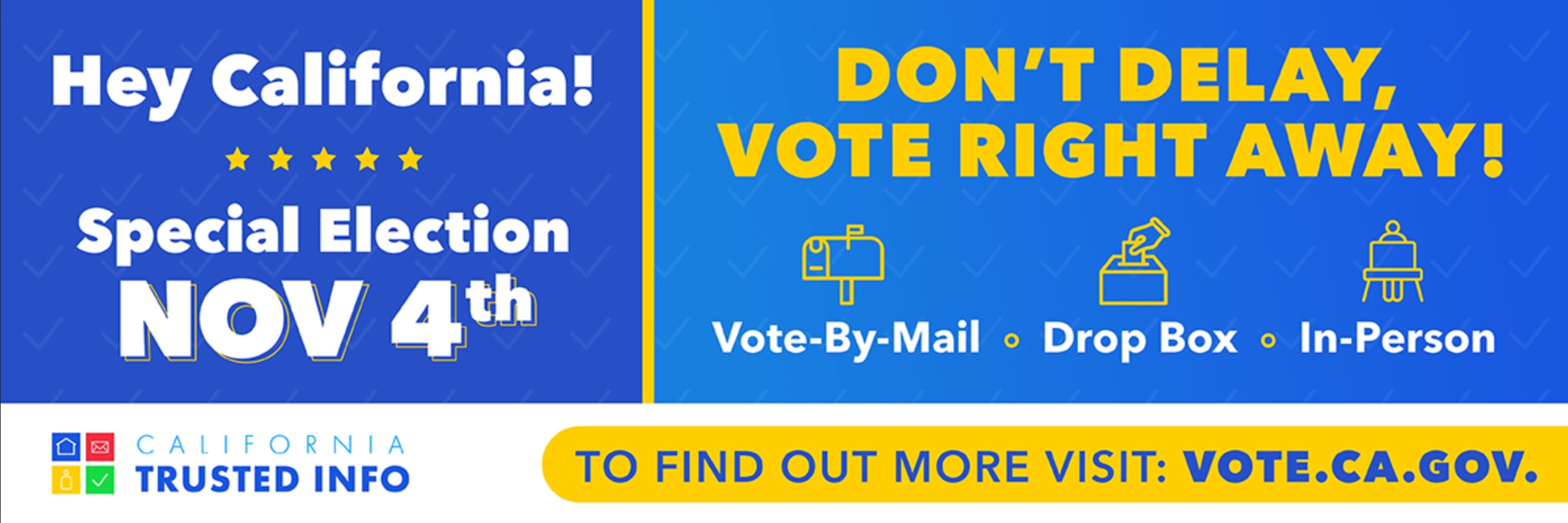 November 4, 2025, Statewide Special Election Trusted Info