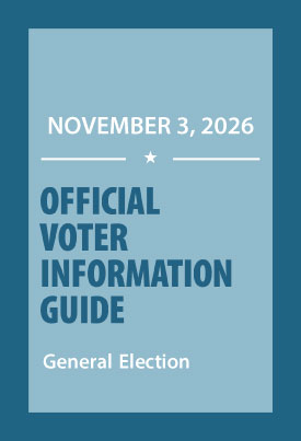 November 3, 2026, Official Voter Information Guide